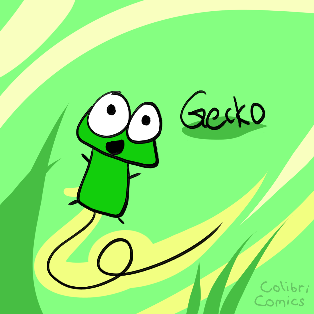 Gecko grün
